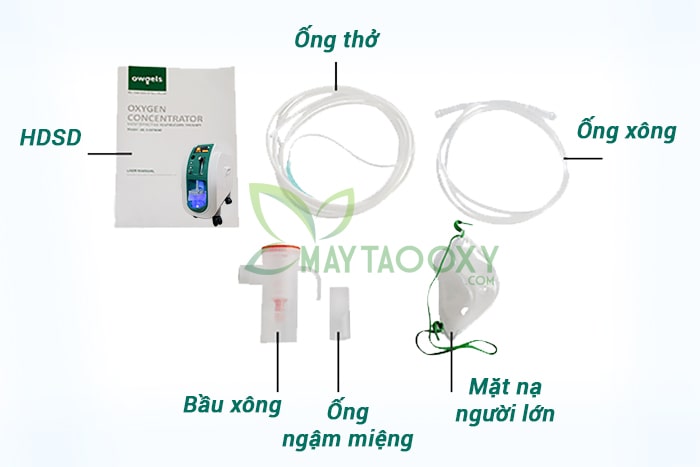 Phụ kiện máy tạo oxy mini 3 lít