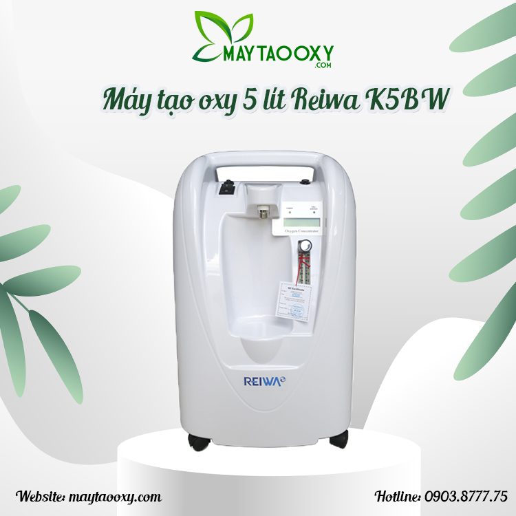 Máy tạo oxy 5 lít Reiwa K5BW 